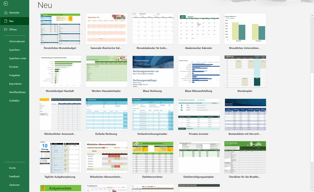 Excel Vorlagen als Tool für verschiedene Zwecke computerwissen de