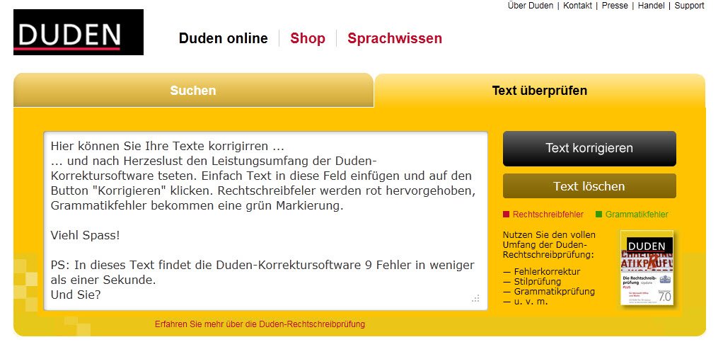 Rechtschreibung Ab Sofort Kostenfrei Bei Duden De Prufen Computerwissen De