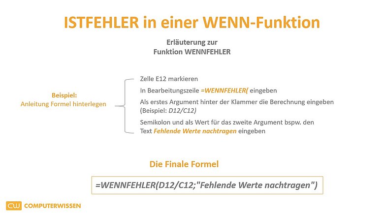 Excel Istfehler In Wenn Funktion Computerwissen De Hot Sex Picture 7222