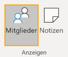 Outlook Kontaktgruppe Mitglieder