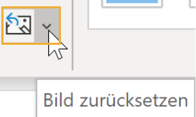 PowerPoint Bild zurücksetzen