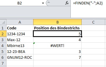 Buchstaben Oder Zeichen In Einer Excel Zelle Per Funktion Aufspuren Computerwissen De