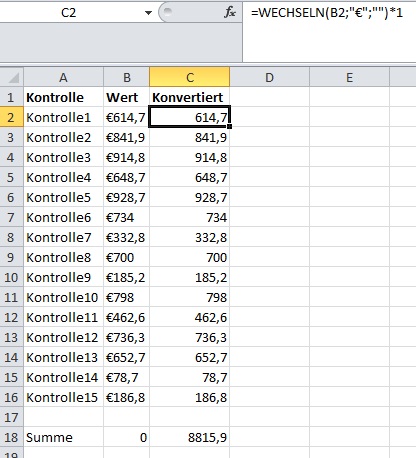 Die symbolische Bedeutung des Eurozeichens in Word-Tabellen für Deutschland