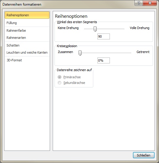 Excel Kreisdiagramm Ganz Nach Wunsch Drehen Computerwissen De