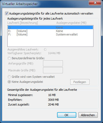 Windows 7 Virtuellen Arbeitsspeicher Abschalten Computerwissen De